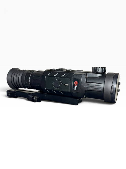 Used InfiRay Rico RL42 Thermal Imaging Riflescope photographed on a white background
